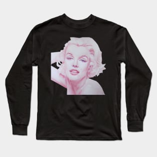 Marylin Munroe in the pink! Long Sleeve T-Shirt